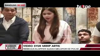 Tertunduk Lesu, Artis Rebecca Klopper Meminta Maaf soal Kasus Video Syur | Kabar Siang tvOne