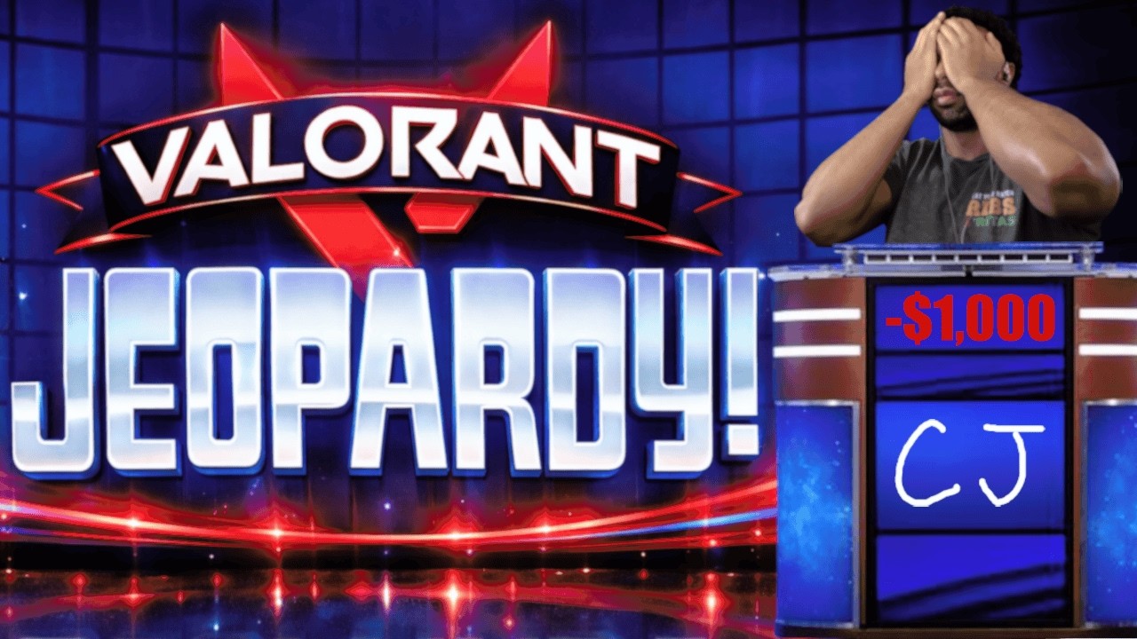 Я участвовал в игре Valorant Jeopardy.