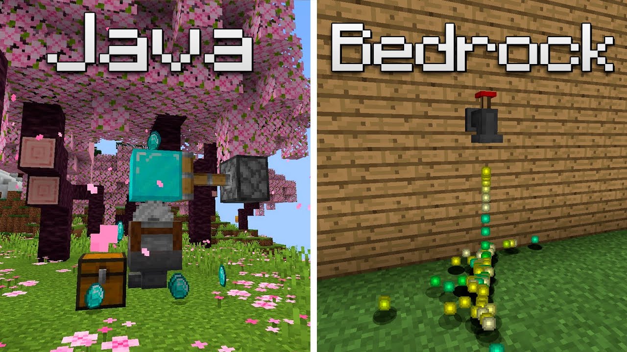 Java vs Bedrock: Glitches - YouTube