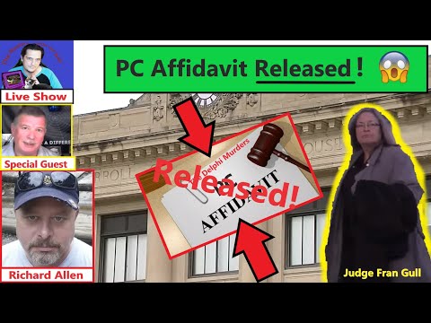 NEW! Affidavit Released for Richard Allen | Delphi Murders w/ Steve