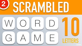 Scrambled Word Games Vol. 2 - Guess the Word Game (10 Letter Words) screenshot 1