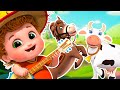 Old MacDonald Had a Farm | kids cartoon | Baby Songs & Nursery Rhymes - Blue Fish | 4k Videos