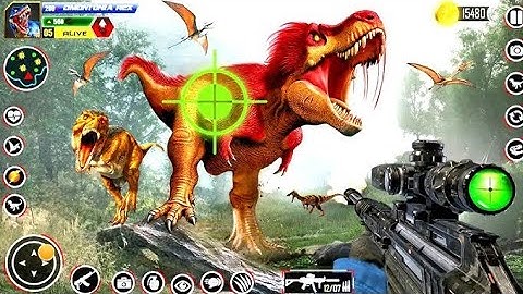 Wild Dinosaur Hunter 3D Game:zoo Hunter – Android Gameplay