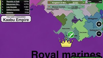 Beating Bots in Asia in Territorial.io (these are real bots not people) on H-Bot mode