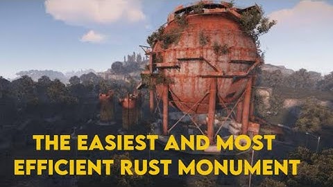 Easiest and Most Efficient Monument in Rust: Dome #rust #rustconsole #fyp #viral #gaming