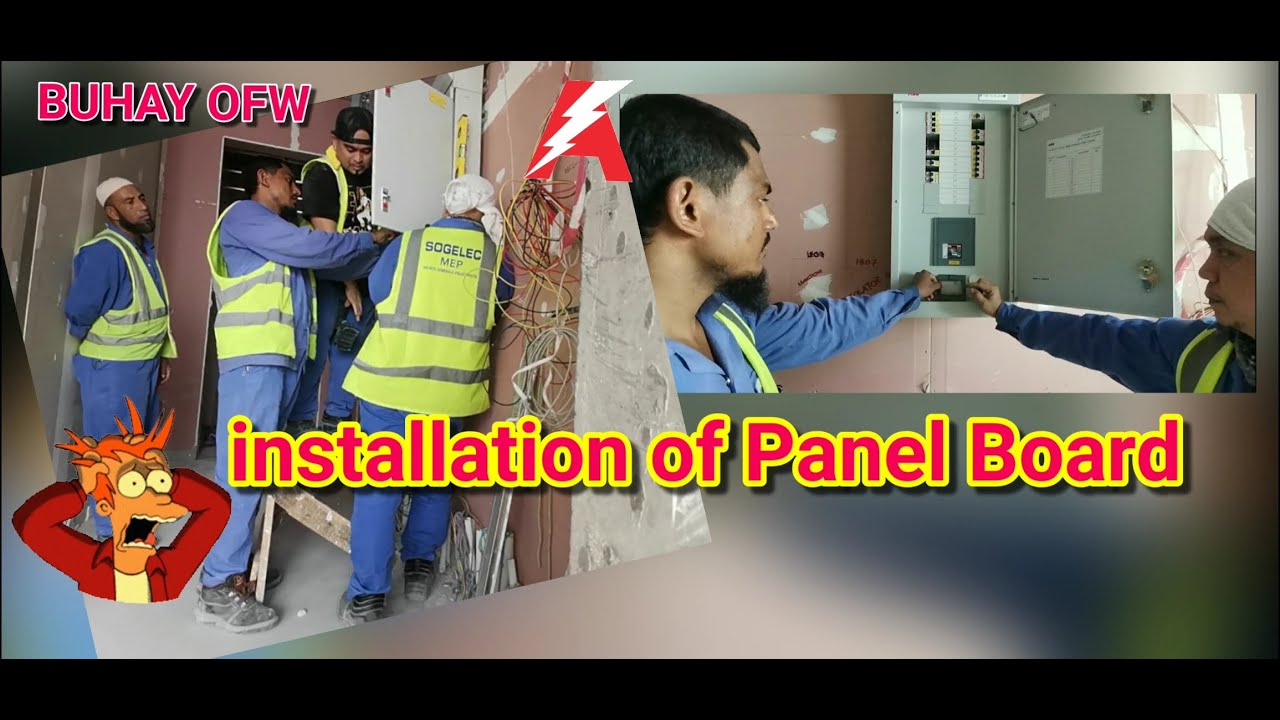 INSTALLATION OF PANEL BOARD - YouTube