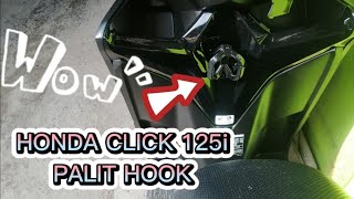 HOW TO INSTALL HOOK ON HONDA CLICK 125i V2 | SABITAN NG MGA PINAMILING GAMIT😲🤙