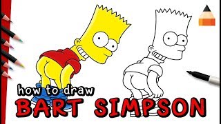 How To Draw Bart Simpson | The Simpsons