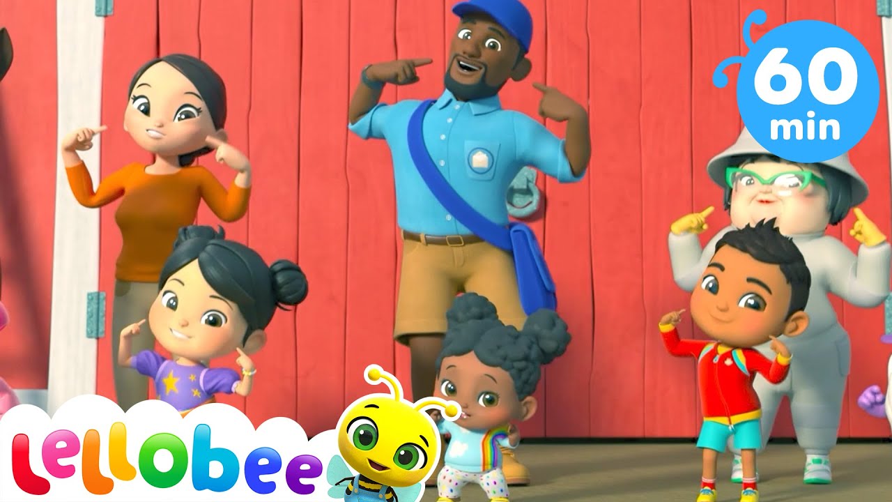 Happy Place Song! @Lellobee City Farm - Cartoons & Kids Songs | ABC 123 Moonbug Kids | Fun Cartoons
