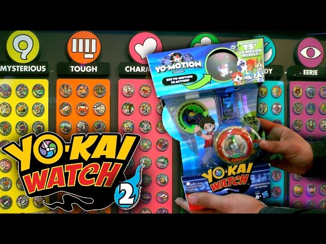 Medalhas YoKai Watch Yo-Motion serie 2