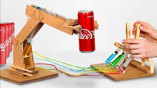 Mechanical Arm, Robotic Cardboard Arm and Hydraulic System How to do it? What do you use?