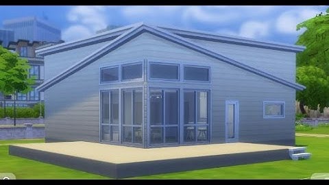 Sims 4 Speed Build Tiny House Peeking Point Newcrest Lets Play