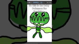 Baby Carnivine Fakemon #pokemon #edit #fakemon #cute #fyp
