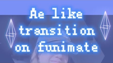 🦋- Ae like transition on funimate | Hexagon tile spin tutorial with voice - 🍧