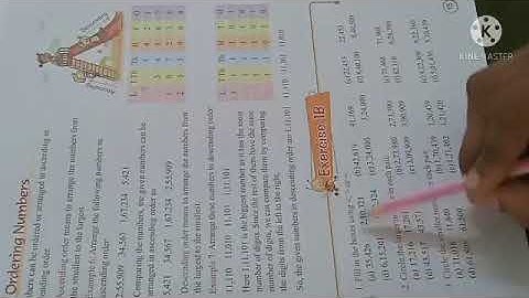 class 4 Ex 1B(Chapter 1 Place value)