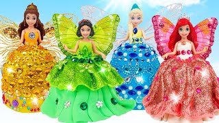 Disney Princesses - Making New Butterfly Outfits for Mini Dolls