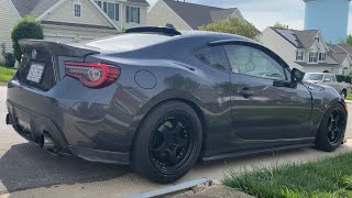 H.I.C. CF Black Rear Visor FRS/BRZ/86 Install