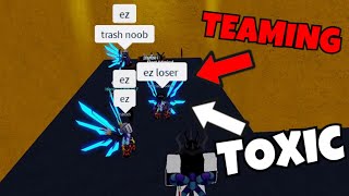Devastating Toxic Teamers In Bloxfruits