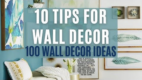 100 ways to DECORATE a blank wall | Simple WALL DECORATION ideas for living room