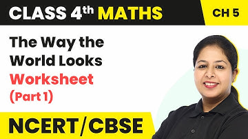 The Way the World Looks - Worksheet (Draw Views) | Class 4 Maths Chapter 5 (Math