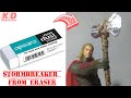 How to make stormbreaker from eraser for your action figure