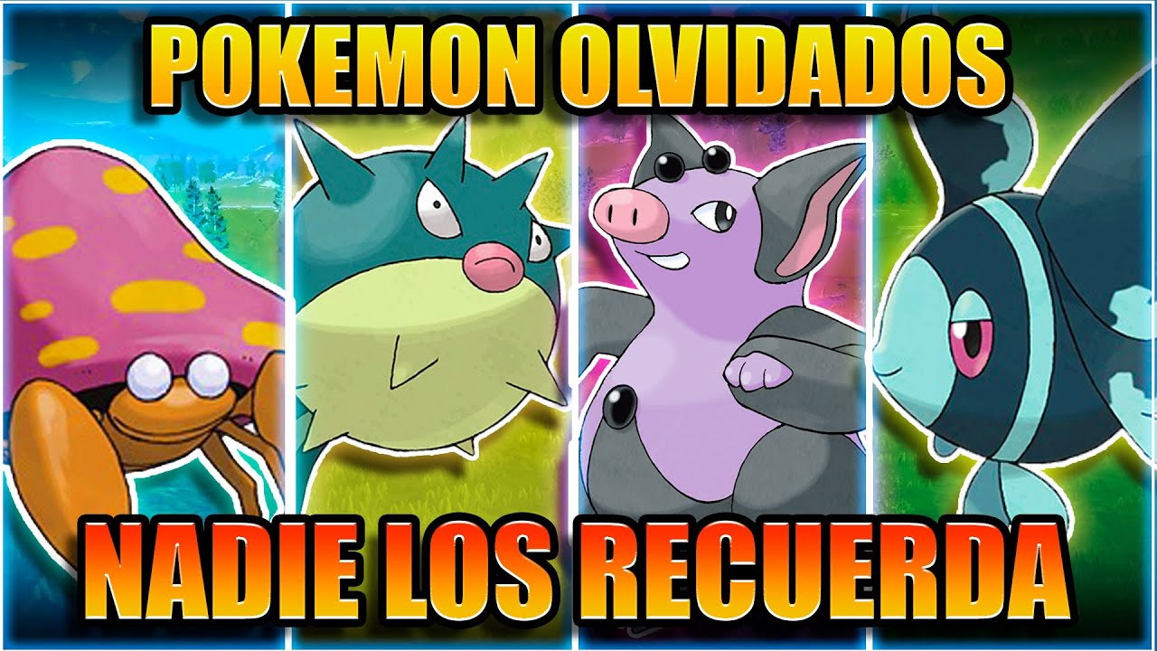 LOS POKEMON MAS OLVIDADOS de TODA la SAGA