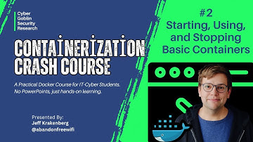 Starting, Using, and Stopping basic Containers | Containerization Crash Course 2