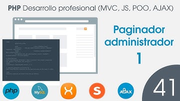 🐘 CURSO de PHP MVC POO MySQL - 41 Paginador administrador (1-4)