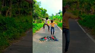 Kodom tolay boshe achi Nagaur Kanhaiya || #rollerskating #roadskating #skating #shorts #viralvideo