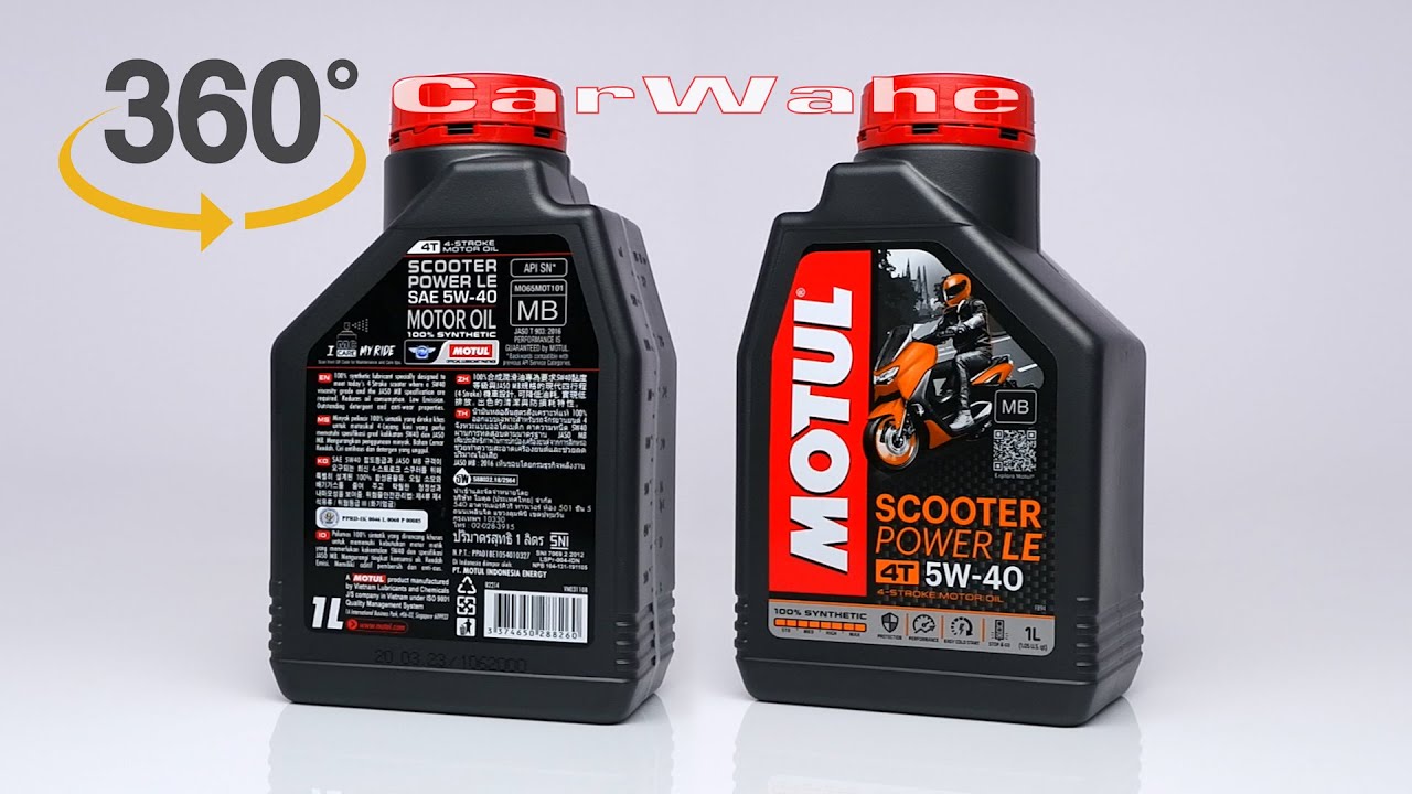 MOTUL SCOOTER POWER LE 5W-40 4T | 1Liter MO65MOT101 | 360-View