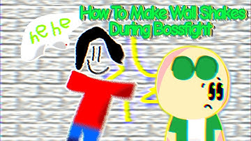 How To Make Wall Shakes On Bossfight To Your Decompile! 😳😱 / #video #decompile #baldisbasics