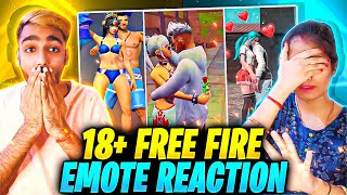 18+ Free Fire Emote Reaction बच्चे ना देखे || Free Fire Funny Video || Free Fire