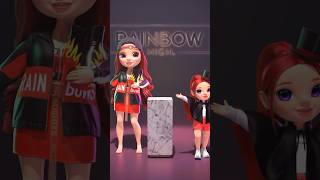 Ruby and Her Little Sister Apple's Special Magic Trick! ✨❤️ | Rainbow High #shorts