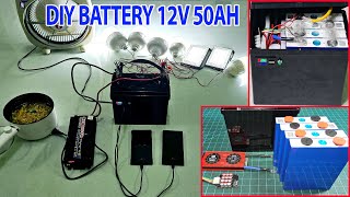 How to make 12V 50Ah Battery LiFePO4 For RV, Caravan, Camping, Boat, Outdoor, Solar Power