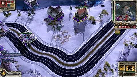 C&C: Red Alert 3 - Skirmish 3 VS 3 BRUTAL (Sub-Zero Hour)