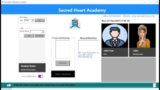 Biometric Fingerprint + SMS School Attendance System in C# with Source Code ~ Secugen Hamster HU20