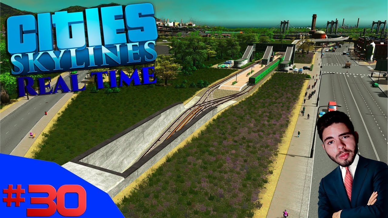 CONSTRU O E INAUGURA O DO GRANDE METR Cities Skylines Real Time 