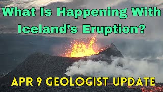 Iceland's Erupting Spatter Cone Stabilizes After Dramatic Spillover: Geologist Analysis