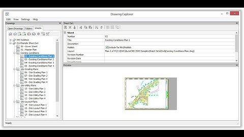 Exploring the Sheet Set Interface - BricsCAD for AutoCAD® Users