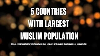 5 Countries With Largest Muslim Population