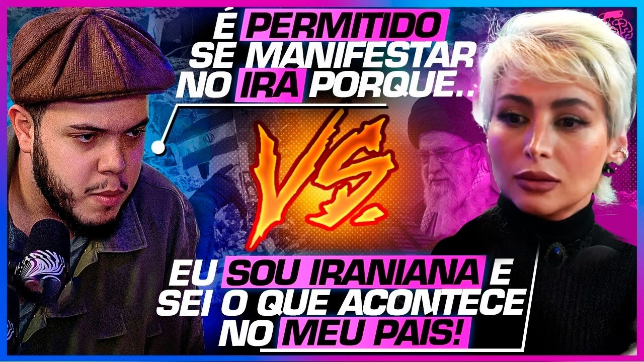 DEBATE PEGOU FOGO! Qual é a REALIDADE do IRÃ? - MANSUR PEIXOTO X MAHSIMA NADIM