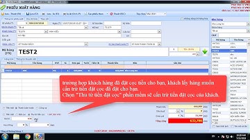 VsoftBMS.Trade chuẩn - Video hướng dẫn các nghiệp vụ phiếu xuất bán hàng