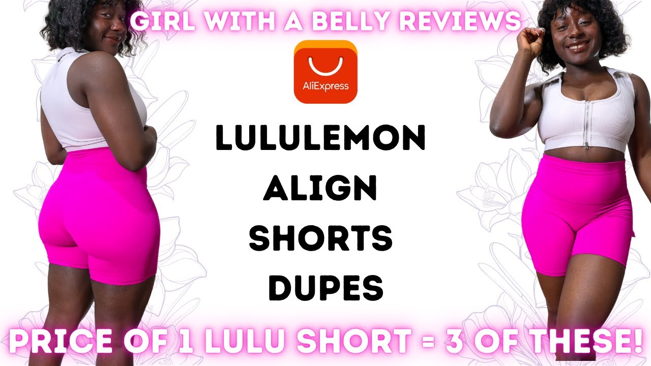 ALIEXPRESS Lululemon Align Shorts DUPE Review, Shorts Review