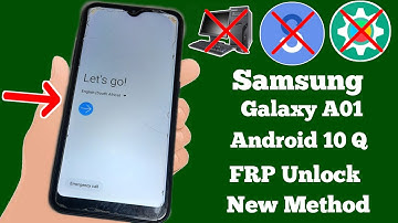SAMSUNG A01 (SM-A015) FRP/Google Lock Bypass Android 10 WITHOUT PC - NO SCREENSHOT