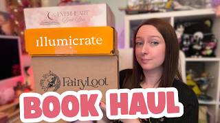 Book Haul + Unboxing July Fairyloot Box, Everheart & Illumicrate Preorder