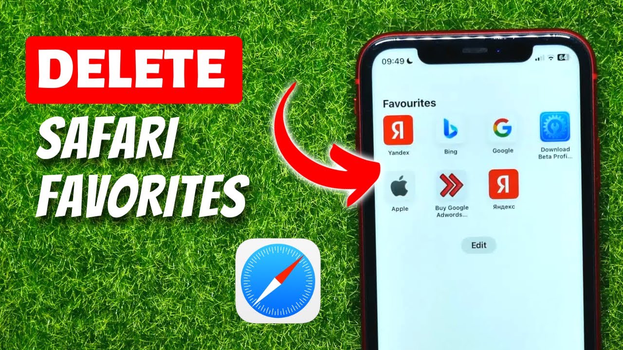 how to delete safari favorites