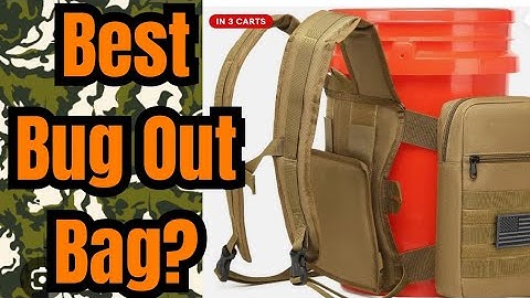Bug Out Bucket Bug Out Bag