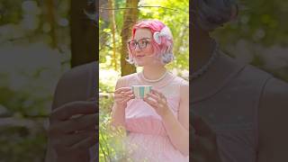 Down the rabbit hole photoshoot 🐇 🍰🫖🌷