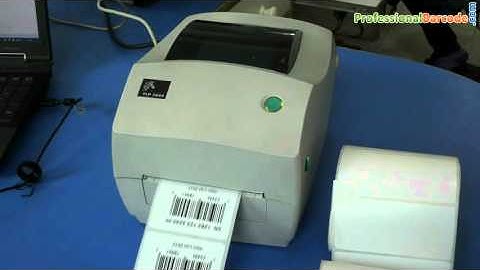 Easy to print barcode label using thermal printer