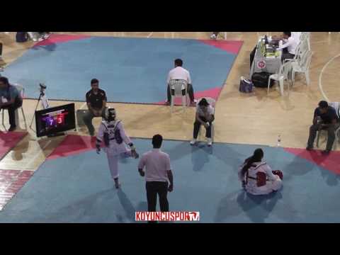 +59kg Melek Kilic vs Edanur Sahin (2017 Turkish Cadet TKD Championships)